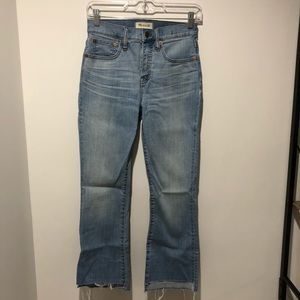 Madewell Cali-Demi jeans w/step hem 25
